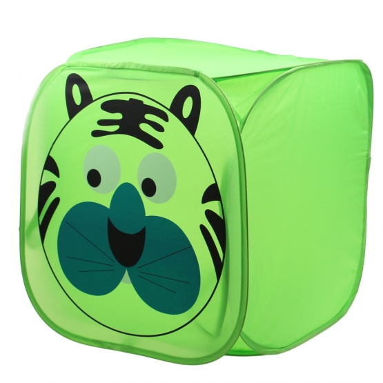 Úložný box na hračky tygr zelený