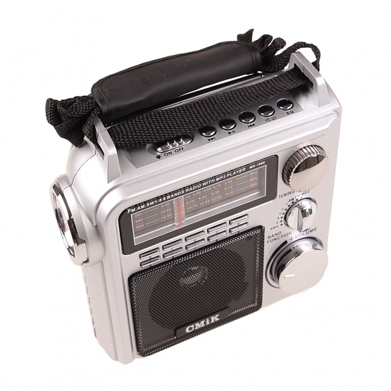 Přenosné radio CMIK MK-1066 stříbrné