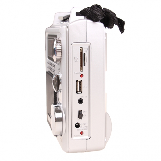 Přenosné radio CMIK MK-1066 stříbrné