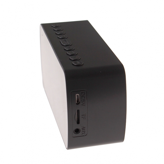 LED budík s displejem černý HT-5294