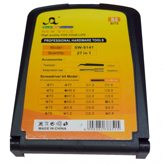 Sada mini šroubováků na opravu elektroniky SW-8141