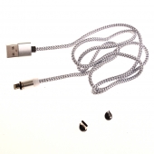 Magnetický USB kabel 3 v 1