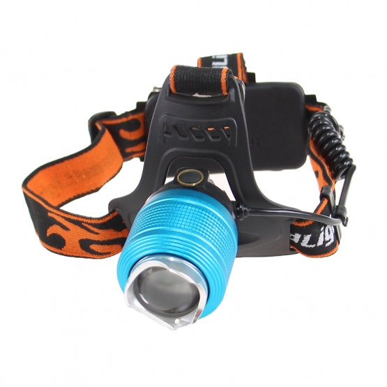 Led duální čelovka CSP-283 modrá