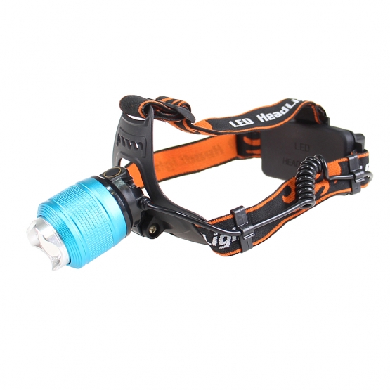 Led duální čelovka CSP-283 modrá