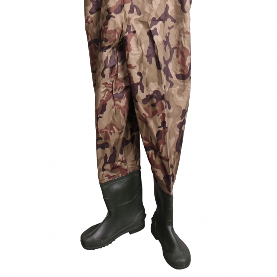 Brodící kalhoty tmavý maskáč 44