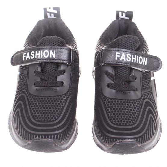 Dětské svítící tenisky FASHION černé