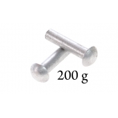 Hliníkový nýt s půlkulatou hlavou 5x25, 200g