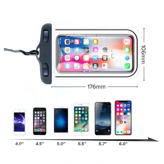 Voděodolné pouzdro na telefon