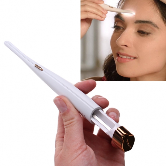 Seřezávač obočí s LED osvětlením