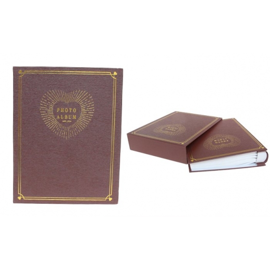  Fotoalbum na 200 fotografií hnědé