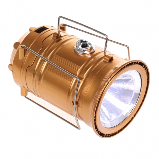 Solární kempingová lucerna SH-5800T zlatá