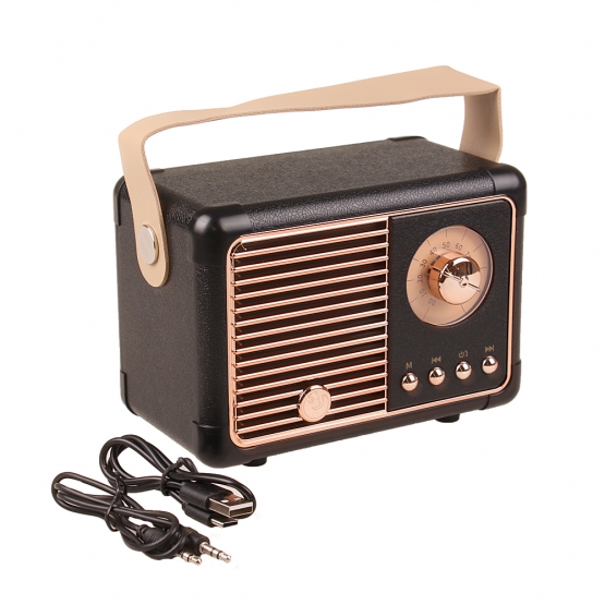 Bluetooth Retro radio HM11 PLUS černé