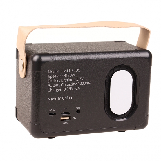 Bluetooth Retro radio HM11 PLUS černé