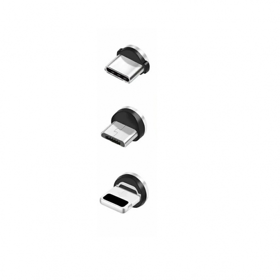 Magnetický USB kabel černý