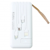 Powerbanka 4v1 s přísavkou 20 000 mAh bílá