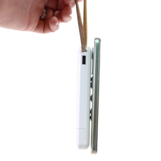 Powerbanka 4v1 s přísavkou 20 000 mAh bílá