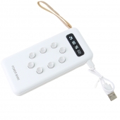 Powerbanka 4v1 s přísavkou 20 000 mAh bílá