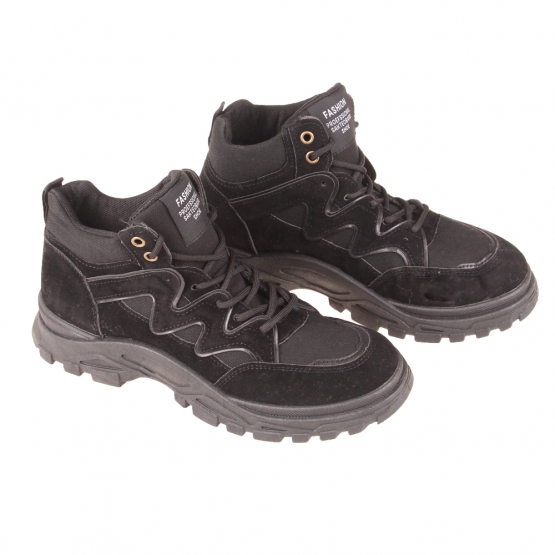 Boty kotníčkové FASHION černé vel.42