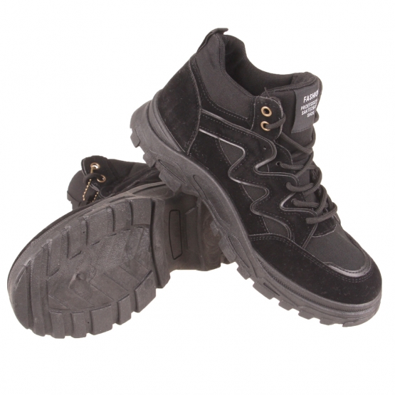 Boty kotníčkové FASHION černé vel.42