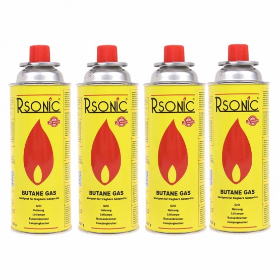 2 ks plynový hořák + 4 ks plynové kartuše RSONIC