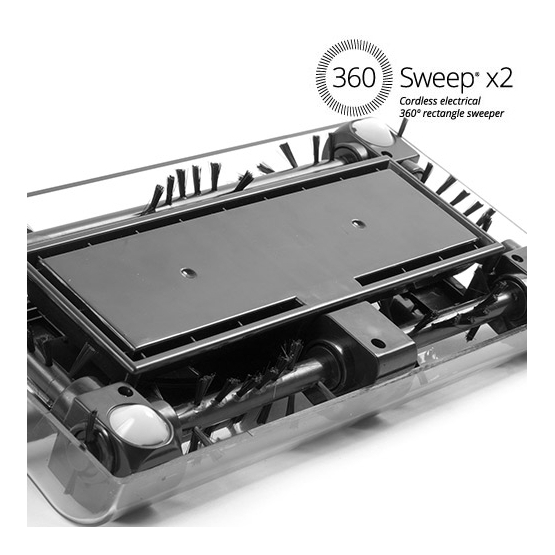Obdĺžnikový Elektrický Mop 360 Sweep