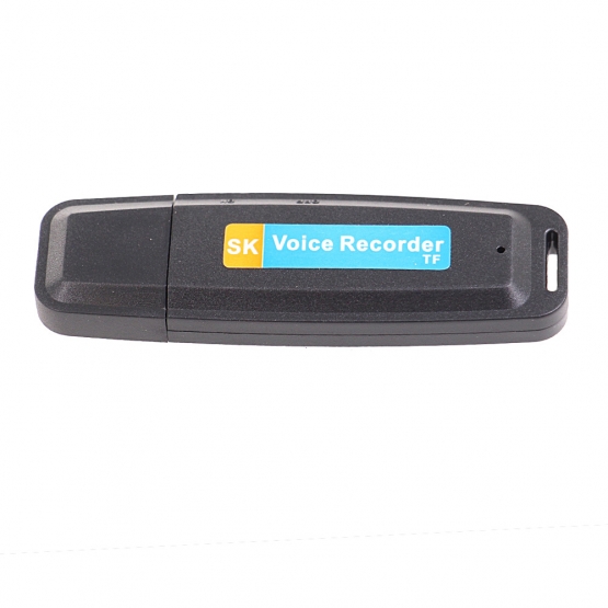 USB hlasový záznamník černý                   
