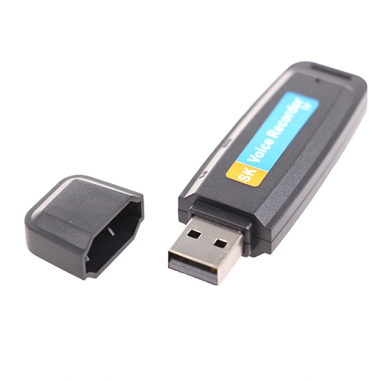USB hlasový záznamník černý                   