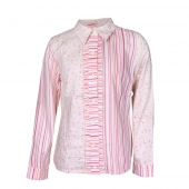 Košeľa dievčenské kvetovaná 128