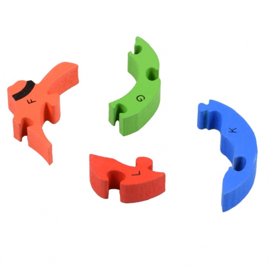 Vzdělávací dřevěné puzzle lev