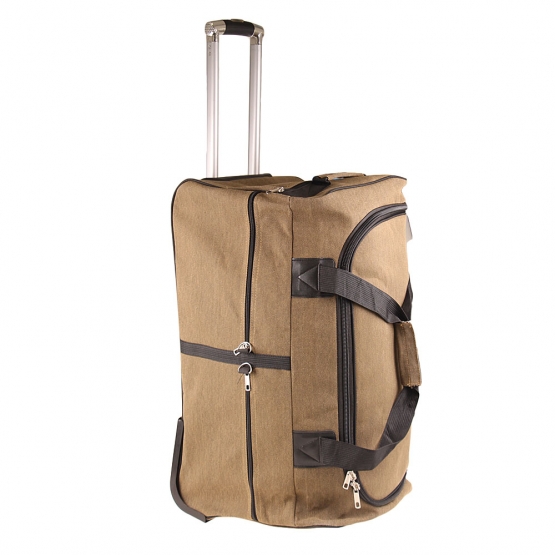 Cestovní taška na kolečkách khaki 62 l
