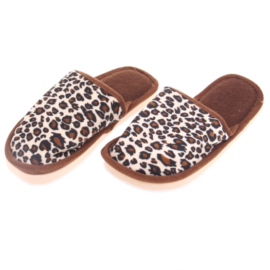 Pantofle domácí leopardí 36/37