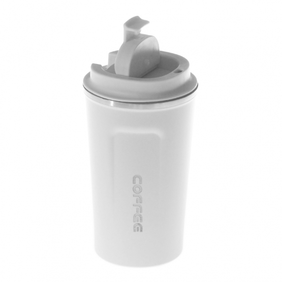 Termohrnek Coffee bílý