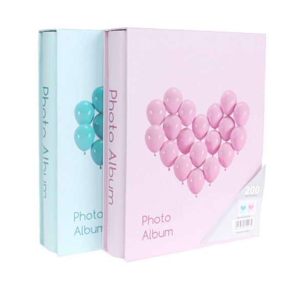  Fotoalbum na 200 fotografií balónkové srdce