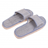 Pantofle s otevřenou špičkou 40/41 šedé