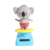 Solární tančící dekorace koala šedá