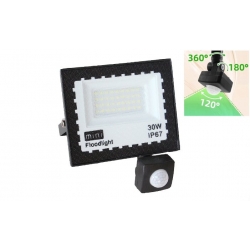 LED reflektor s pohybovým čidlem 30 W