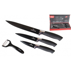 4-dílná sada nožů černá