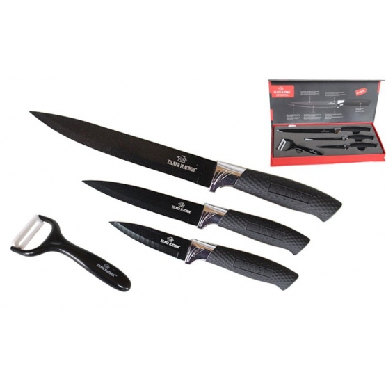 4-dílná sada nožů černá 4-dílná sada nožů černá