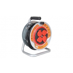 Prodlužovací kabel na bubnu 25 m šedý 2,5mm