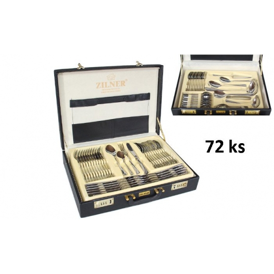 72-dílná sada příborů v kufříku ZL-6507