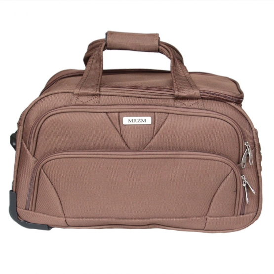 Cestovní taška na kolečkách MRZM hnědá velká