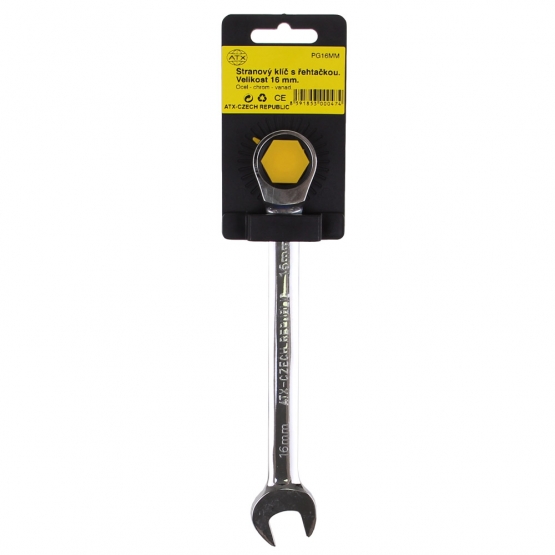 Stranový klíč s řehtačkou 16 mm Stranový klíč s řehtačkou 16 mm