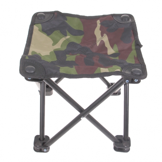 Stolička skládací rybářská tmavý maskáč Stolička skládací rybářská tmavý maskáč