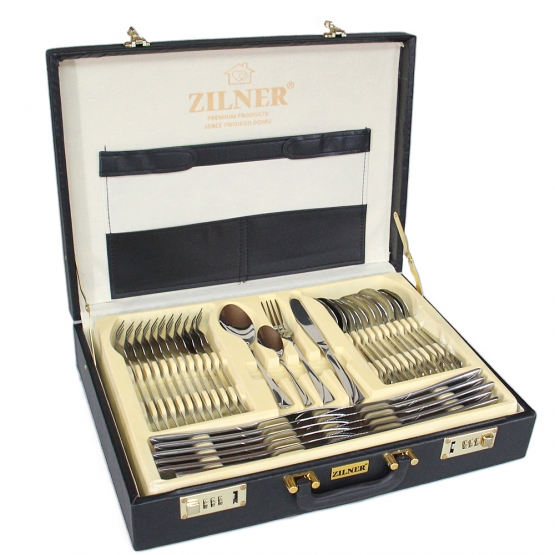 72-dílná sada příborů v kufříku ZL-6507