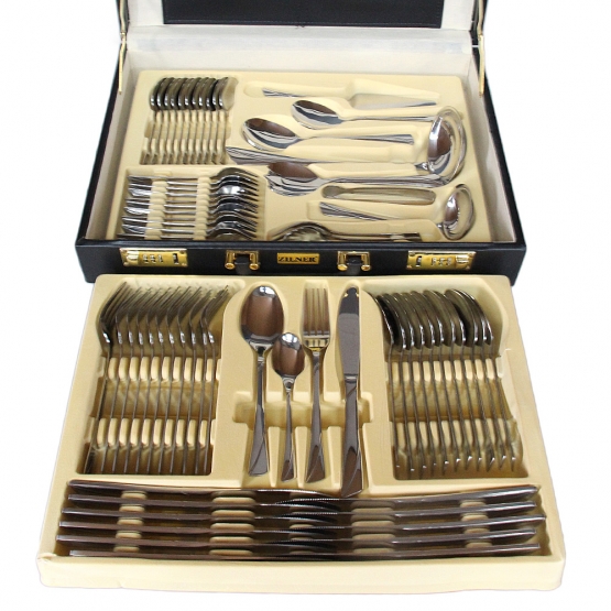 72-dílná sada příborů v kufříku ZL-6507