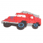 Vzdělávací dřevěné puzzle hasičské auto             