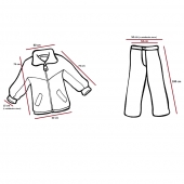 Maskáčový set nezateplený 