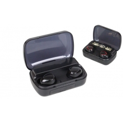 Bezdrátová sluchátka s powerbankou M10 černé