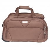 Cestovní taška na kolečkách MRZM hnědá malá