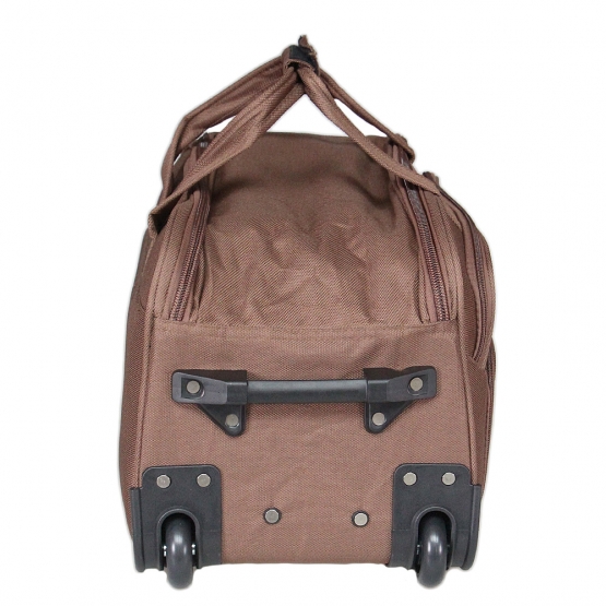 Cestovní taška na kolečkách MRZM hnědá malá